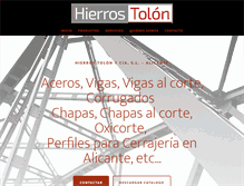Tablet Screenshot of hierrostolon.com